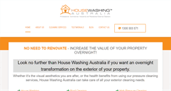 Desktop Screenshot of housewashing.com.au